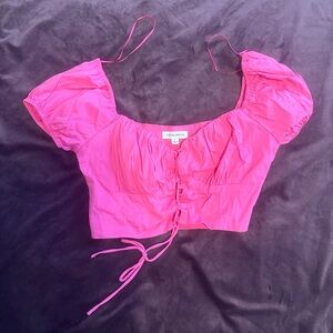 cute cropped cottagecore barbie top